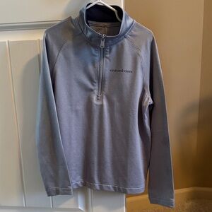 Vineyard Vines Light Gray Half-Zip Pullover